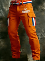 Heren Koninginnedag Casual Werkbroeken