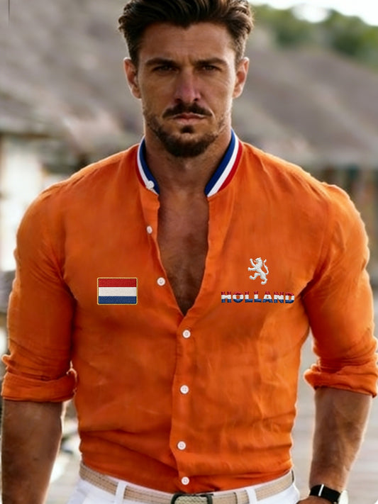 Heren Koningsdag-shirt