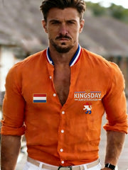 Koningsdag-shirt voor heren