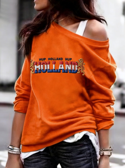 Koningsdag sweatshirt voor dames