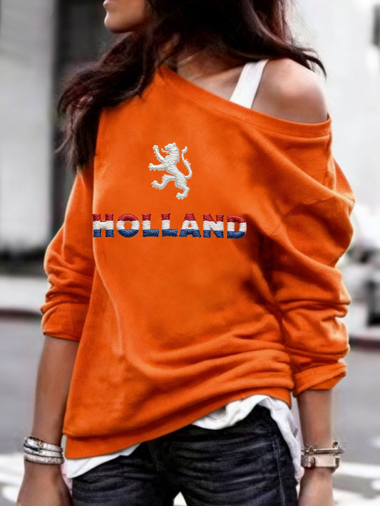 Koningsdag sweatshirt voor dames