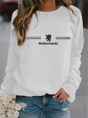 Dames Koningsdag-sweatshirt