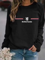 Dames Koningsdag-sweatshirt