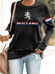 Dames Koningsdag-sweatshirt