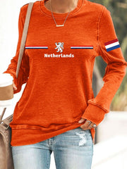 Koningsdag sweatshirt voor dames
