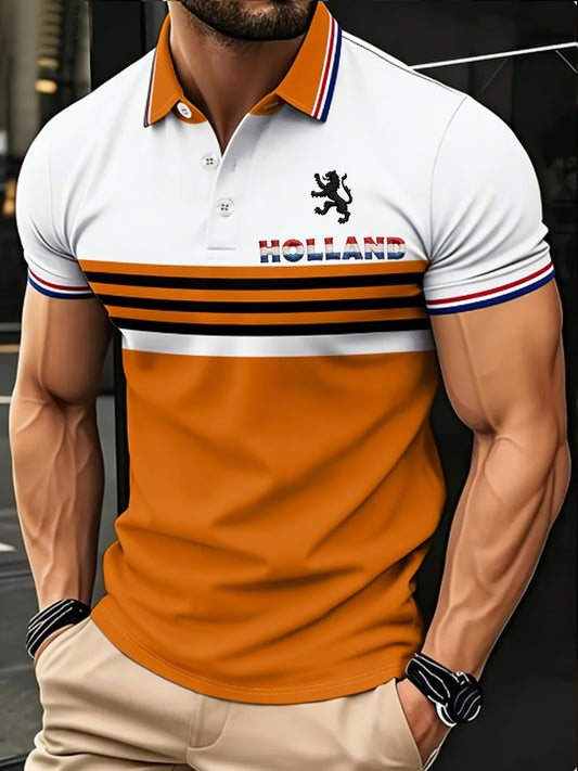 Koningsdag poloshirt voor heren