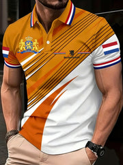 Koningsdag poloshirt voor heren