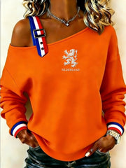 Dames Konings Dag Sweatshirt