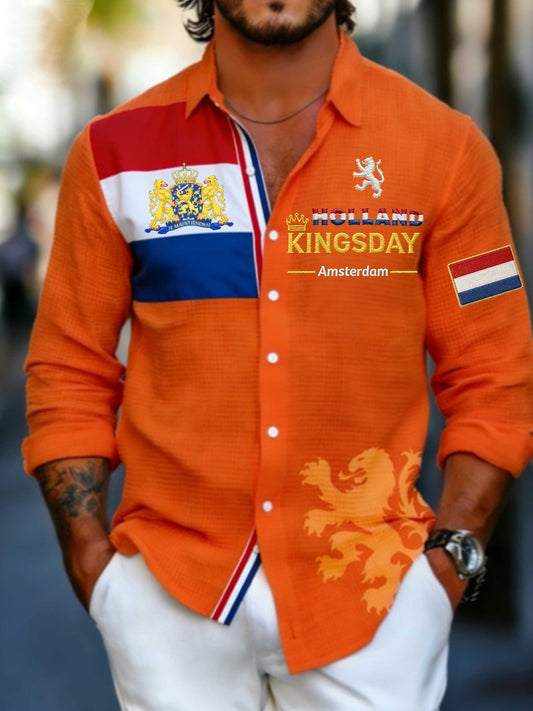 Men's Koningsdag Waffle Shirt