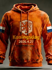 Heren Koningsdag-hoody