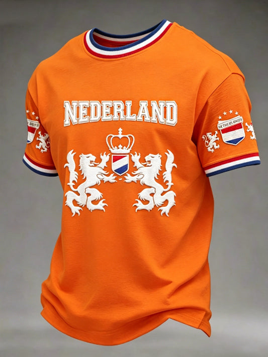 Heren Koningsdag-t-shirt