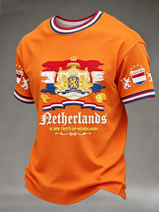 Heren Koningsdag-t-shirt