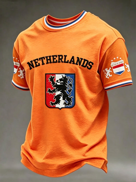 Heren Koningsdag-t-shirt