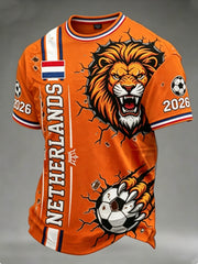 Heren Nederlands voetbalshirt 2026 t-shirt