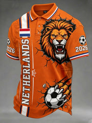 Heren Nederlands voetbalshirt 2026 poloshirt