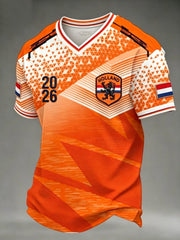 Heren T-shirt met V-hals