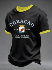 Men's Curaçao Print Casual T-Shirt